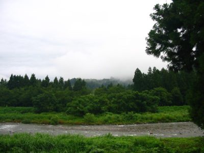新潟県南魚沼市は今日も朝から雨降りで気温が低いです - Canon PowerShot A40