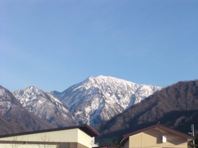 雪化粧した駒ケ岳 - OLYMPUS CAMEDIA C-730 Ultra Zoom