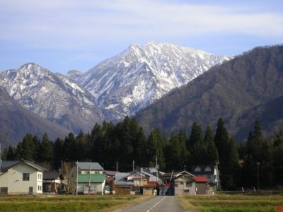 雪化粧した駒ケ岳 - PENTAX Optio 30